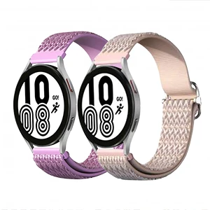 Woven Nylon Loop Band For Samsung Galaxy Watch 5, 4 40mm 44mm 4 Classic 42mm 46mm Watch 3