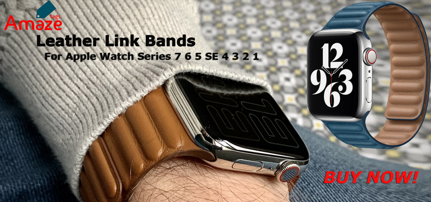 For a Premium Choice Leather Link Bands for Apple Watch