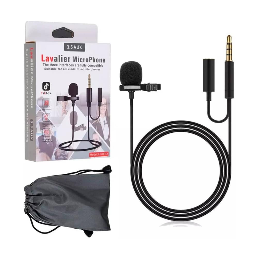 Lavalier MicroPhone 3.5 AUX JH-043-A