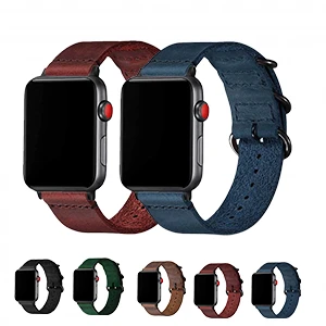 Retro Genuine Leather Band For Iwatch Series Ultra, 9,8,7,6,5,4 & 3