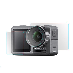 SHU Tempered Glass Lens LCD Screen Protector Film Protective Full Cover For DJI Osmo Action Sport Camera Protection Guard Accessory OS-9-1