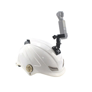 Cookkii Motorcycle, bike  Helmet Expansion Mount Adapter for DJI Osmo Pocket Handheld Gimbal Backpack Clip Osmo Action Camera Accessories (OS-24)