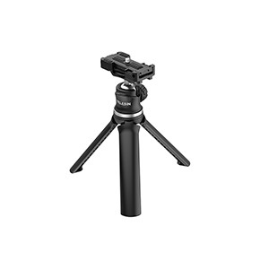 Desktop Mini Tripod with 360 rotary ball head and Phone clip ( its retract length is 22.6cm)