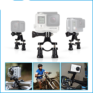 MaxCam Bike Bicycle Handlebar Seatpost Pole Mount for GoPro Hero 9 8 7 6 4 3 2 1 (x-5)