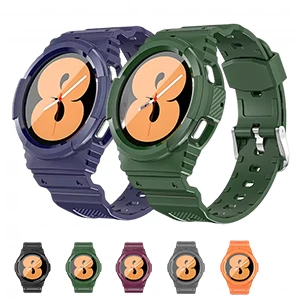 TPU Case Band For For Samsung Galaxy  Watch 4 40mm 44mm