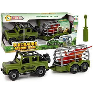 DIY Green Dinosaur Terrain Transporter Car