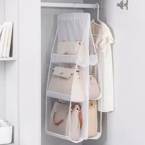 Hanging Double-sided Transparent Storage Bag