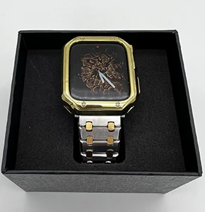 HUA Premium Stainless steel watchband and TPU Case  -ST