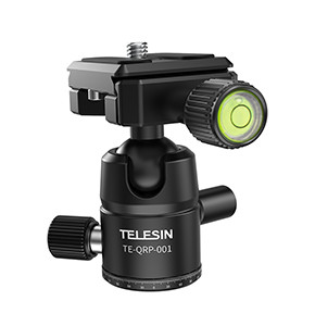 Telesin quick release 360 rotary ball head for Action camera/SLR cameras(loading weight 5kg)