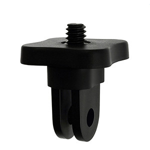 MaxCam Mini Tripod Mount Adaptor CNC 1/4 Screw Head Adapter for GoPro Hero 11 10 9 8 7 6 5 for DJI Sony EKEN Camera Accessories X-66