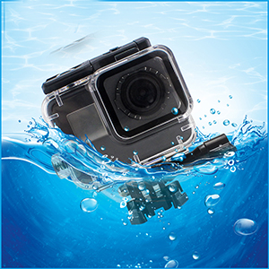 Zookki  Waterproof Housing Case for GoPro 5,6,7, 45M (X-391-3)