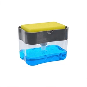SPONGE CADDY  & SOAP PUMP