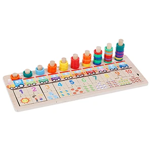 Montessori Wooden Number Puzzle: Preschool Math Education Toy