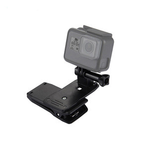 360 Rotation Backpack Camera Clip On Clamp Mount for Action Camera - X-7