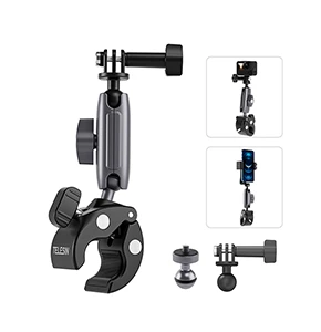 Telesin bike crab claw clamp mount for action camera & phone