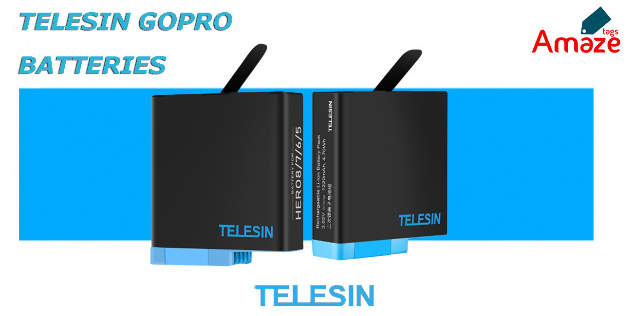 TELESIN Replacement Battery for GoPro 8,7,6,5