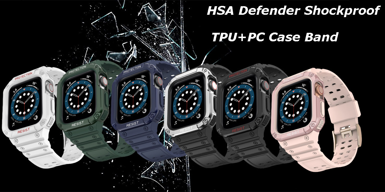 HSA Defender Shockproof TPU+PC Case Band