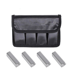 HSU Li-Po Lithium Battery Bag Storage Pockets Fire Resistance Safe Pouch Protect Case For DJI OSMO /OSMO Pro Batteries (OS-35)